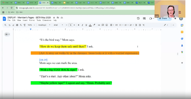 Member Pages Critiques