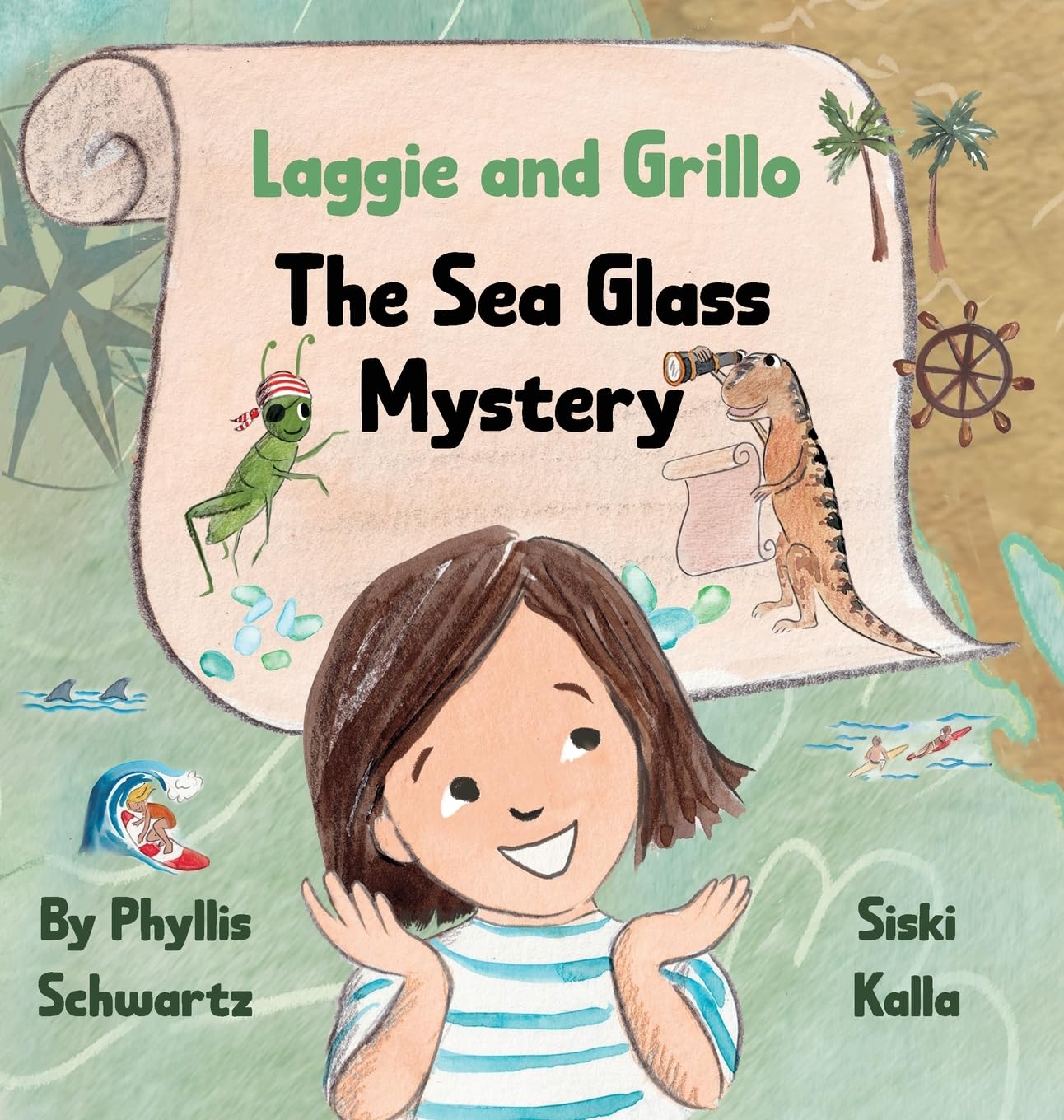 Laggie and Grillo: The Sea Glass Mystery book cover